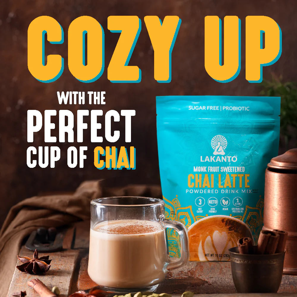 Monk Fruit Sweetened Chai Latte Drink Mix