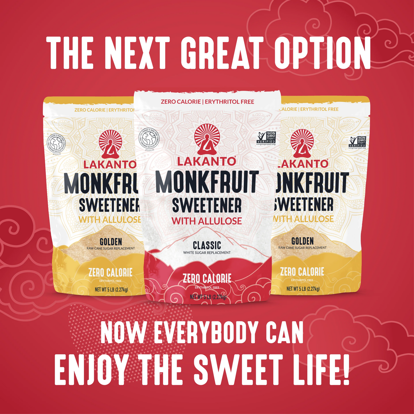 Endulzante Clásico de Monkfruit con Alulosa: Sustituto del Azúcar Blanco