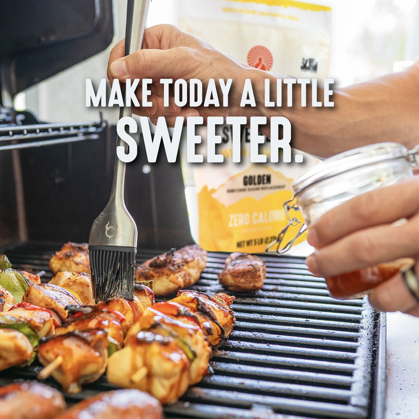 Endulzante de Monkfruit Dorado con Alulosa: Sustituto del Azúcar de Caña sin Refinar