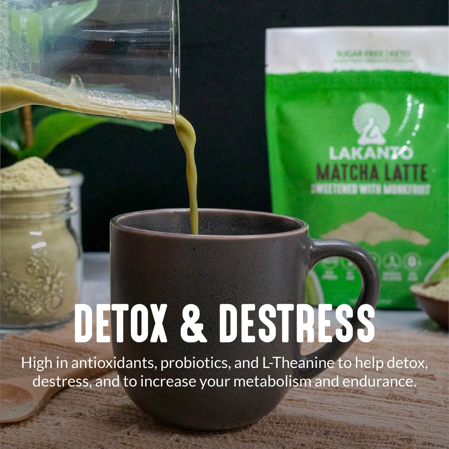 Sugar-Free Matcha Latte Drink Mix