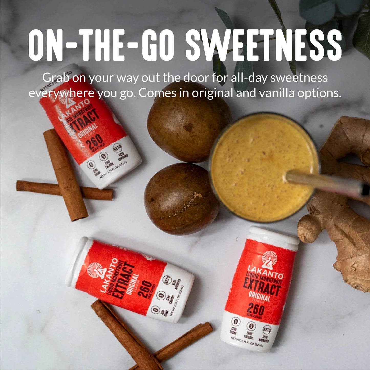 Gotas de Extracto de Endulzante Líquido de Fruta del Monje