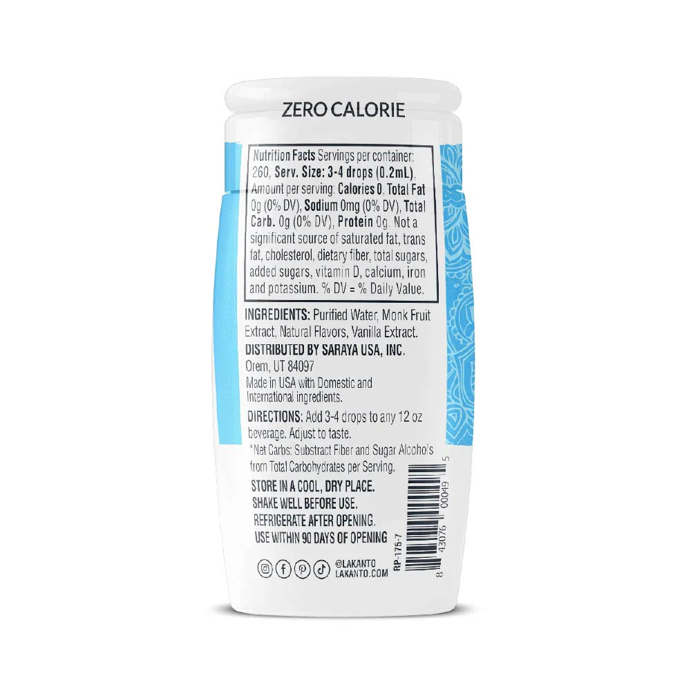 Gotas de Extracto de Endulzante Líquido de Fruta del Monje