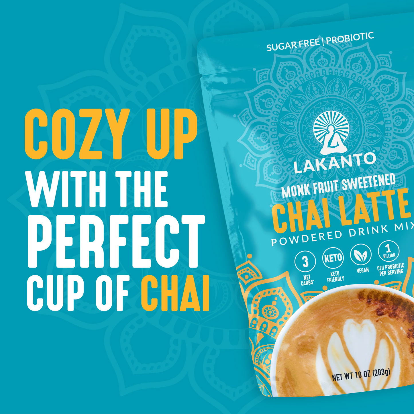 Monk Fruit Sweetened Chai Latte Drink Mix