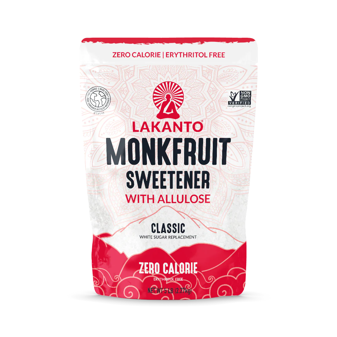 Endulzante Clásico de Monkfruit con Alulosa: Sustituto del Azúcar Blanco